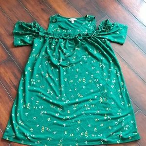 Lauren Conrad green flower dress